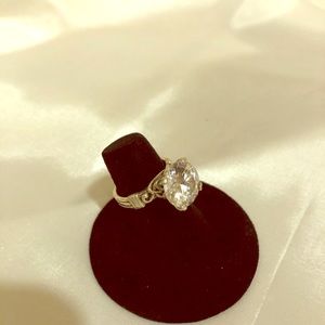 Silver and CZ Ring